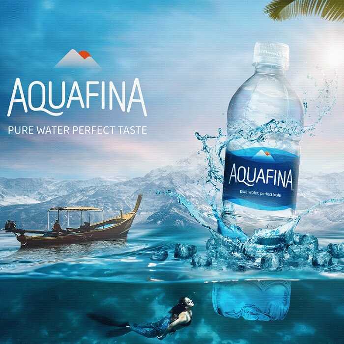 nước uống đóng chai aquafina