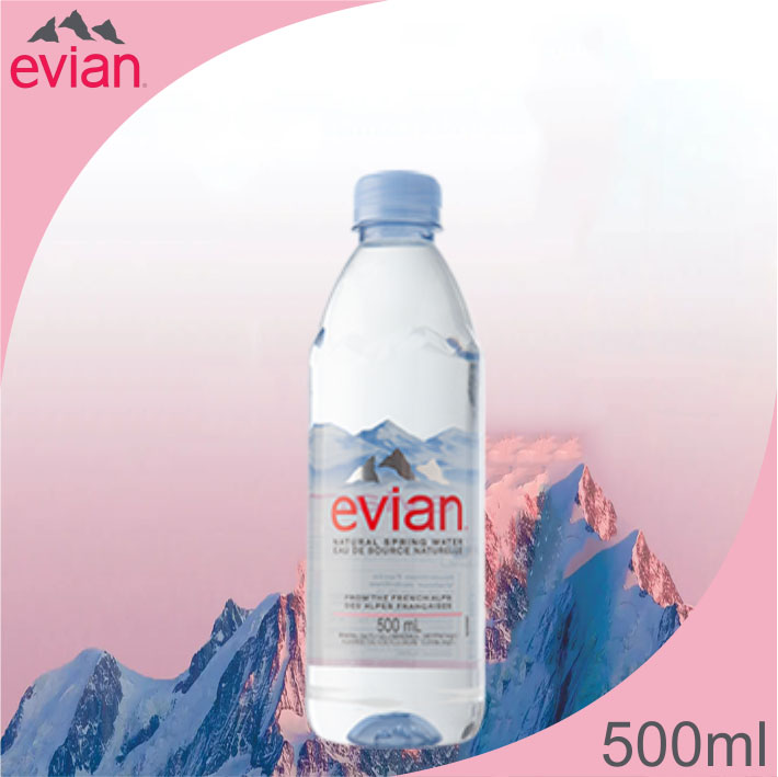 Nước uống đóng chai Evian 5000ml, nước khoáng Evian cao cấp