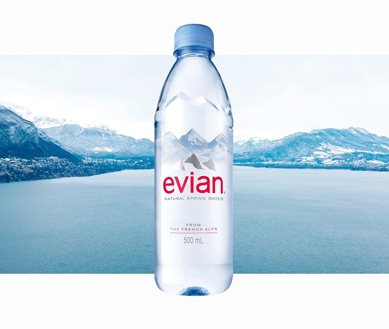 Giá nước Evian Pháp, nước uống Evian phân phối tại TPHCM