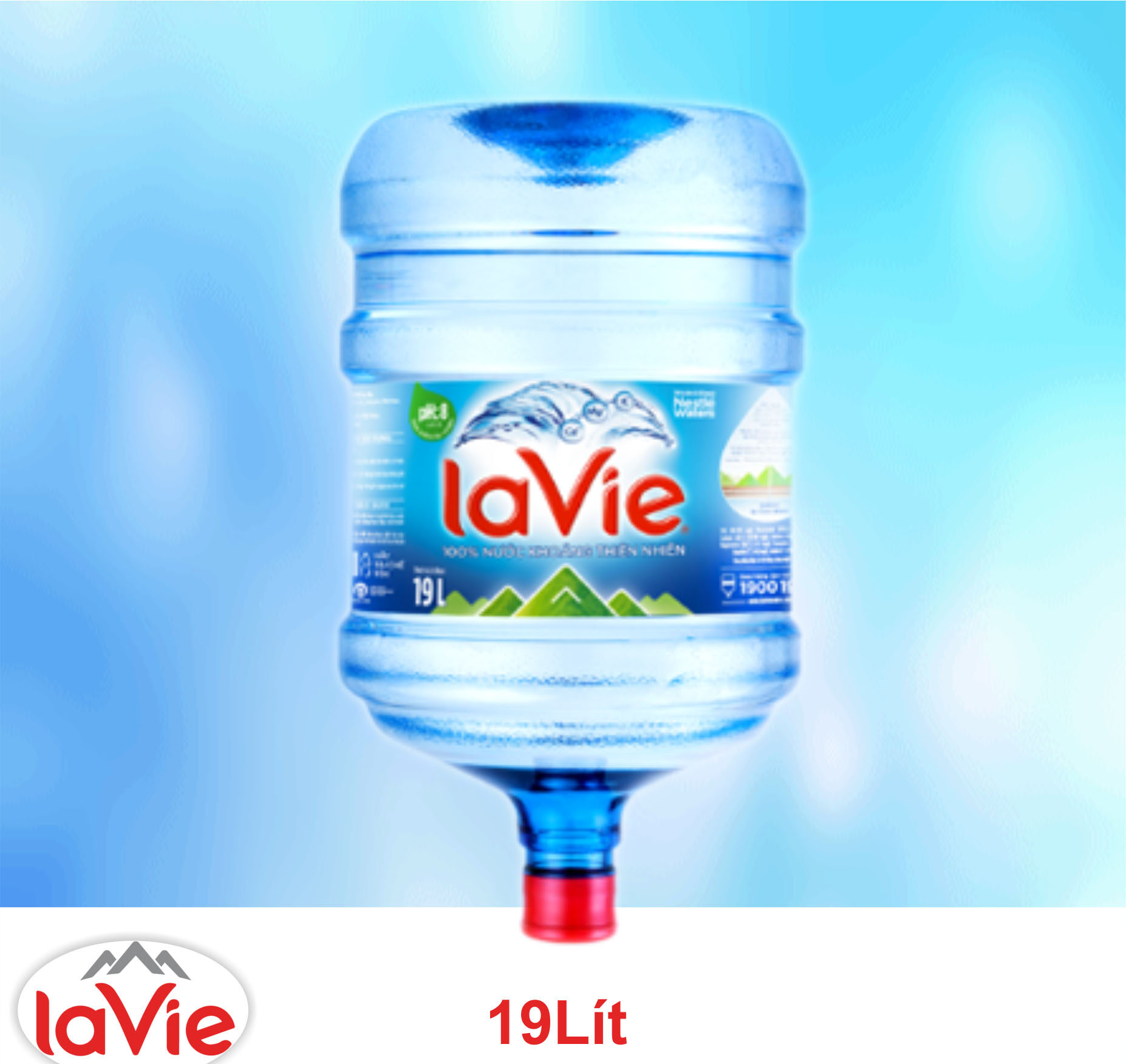 Nước khoáng Lavie 19 lít, bình nước Lavie 20l giao miễn phí nhanh