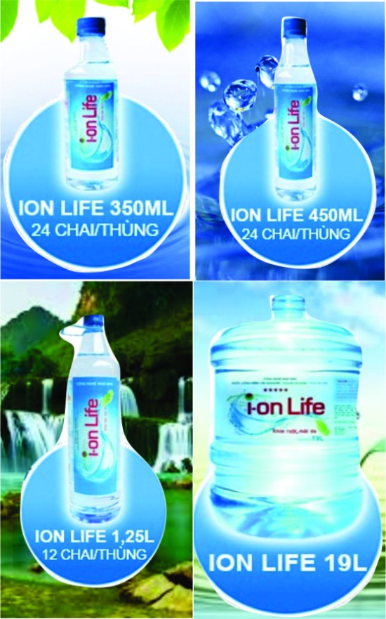 Nước tinh khiết Ion Life kiềm cao cấp