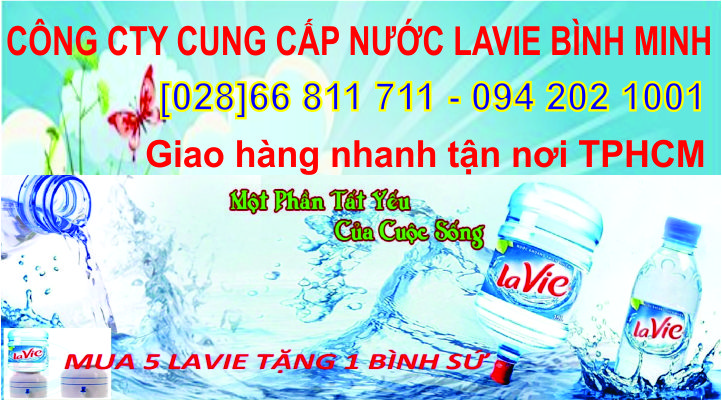 Nước khoáng LaVie quận 1